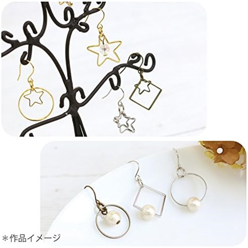 日本紐釦貿易(Nippon Chuko)NBK チタンフックピアス シルバー KE151-30 1袋(ご注文単位1袋)【直送品】