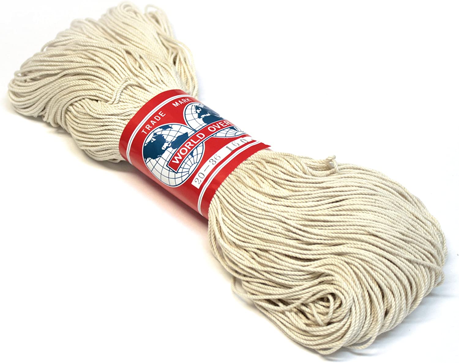 日本紐釦貿易 綿コード マクラメ紐 径2mm 160m巻 20-36 (ご注文単位1巻)【直送品】
