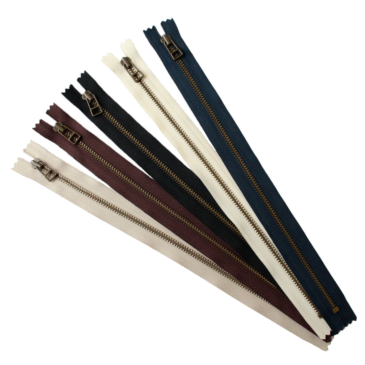 日本紐釦貿易 Y.K.K レザー用 30cm AG 5色セット 4LFAG30-5MIX (ご注文単位1束)【直送品】