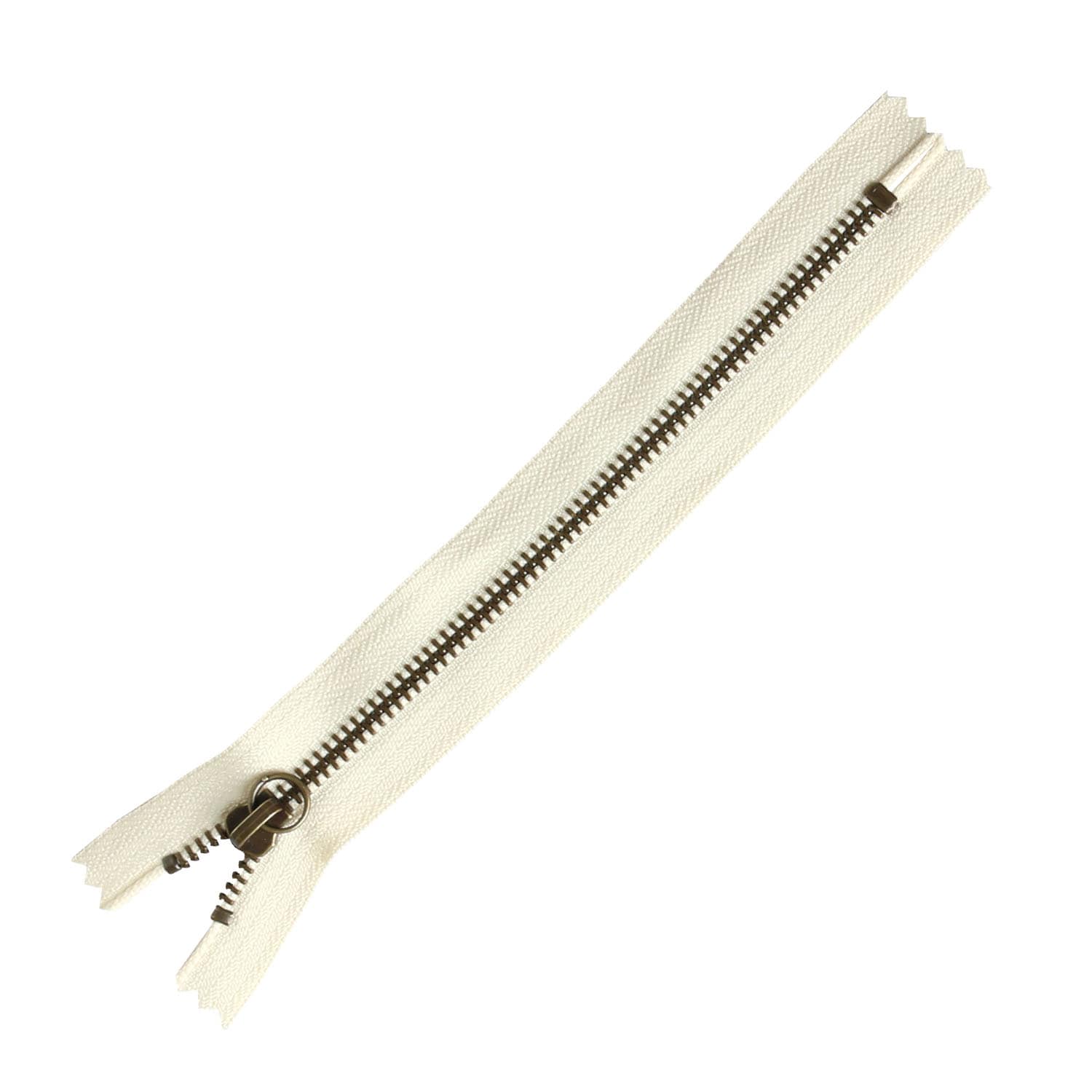 日本紐釦貿易 Y.K.K マルチリングファスナー アンティークゴールド 生成 20cm 同色3本入 5RAG20-801 (ご注文単位1束)【直送品】