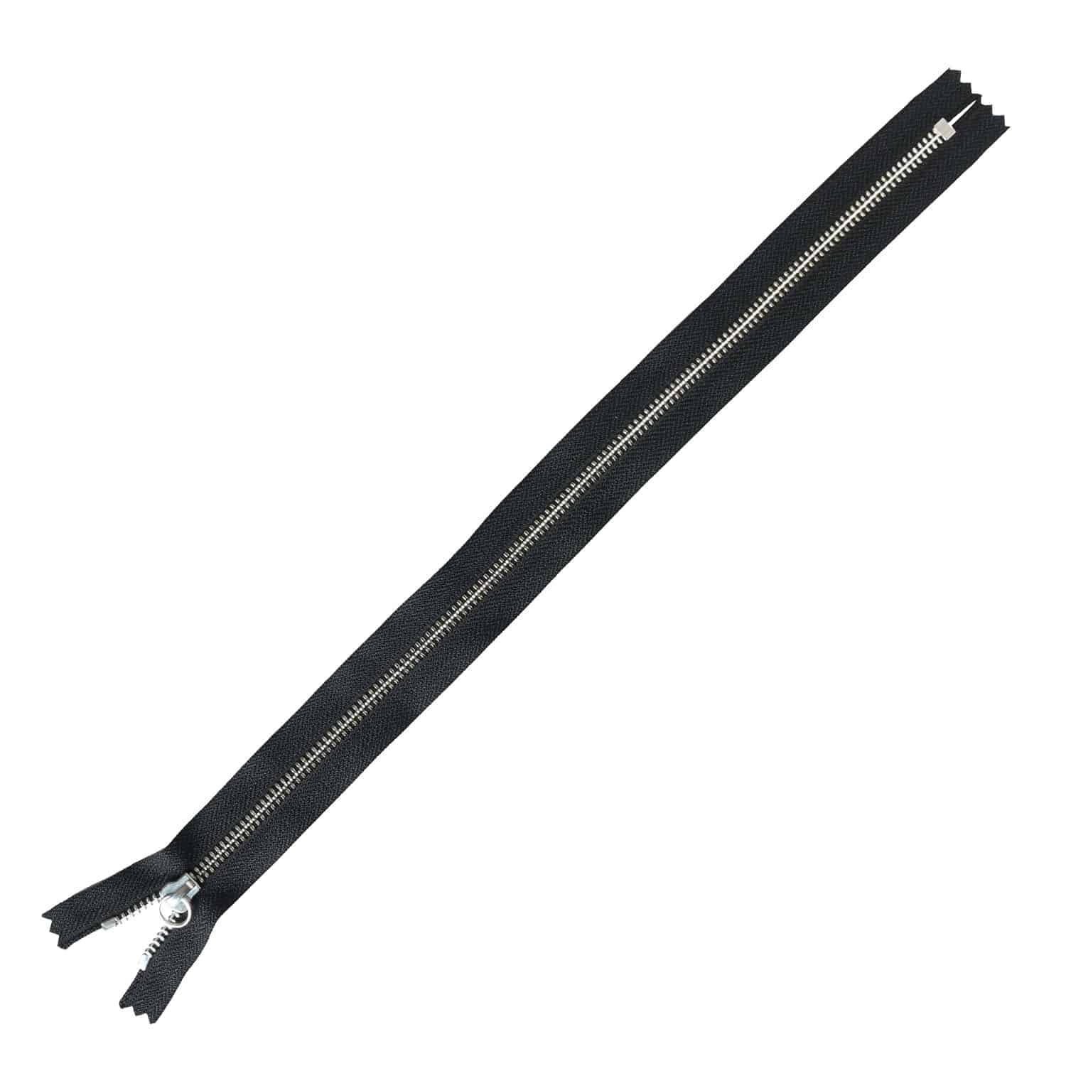 日本紐釦貿易 Y.K.K マルチリングファスナー シルバー 黒 40cm 同色3本入 5RNP40-580 (ご注文単位1束)【直送品】