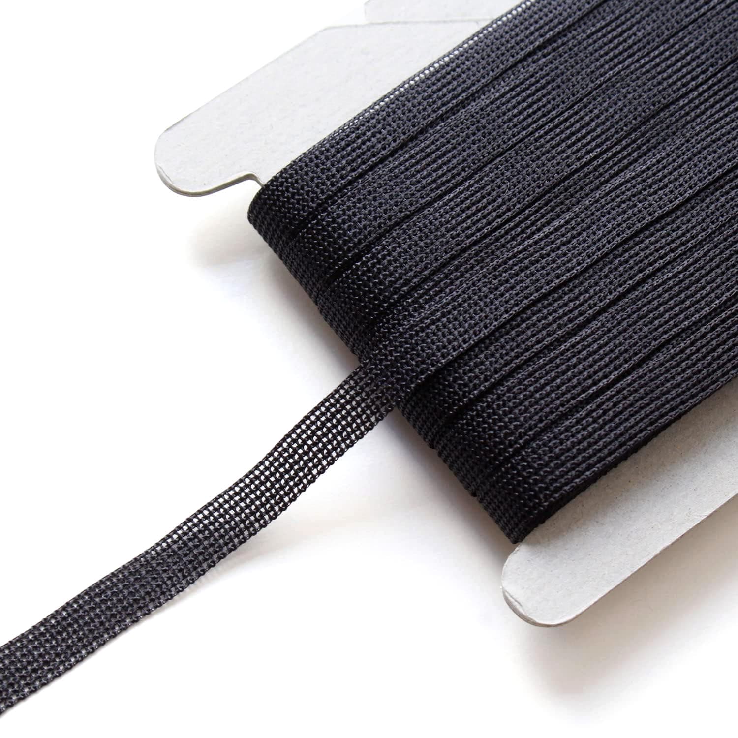 日本紐釦貿易 YKK ノンレッチテープ 6mm巾×50m 黒 TNO3-06-B （ご注文単位1巻）【直送品】