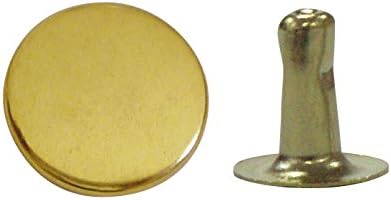 日本紐釦貿易 片面カシメ 小 ゴールド 10組 F12-201 (ご注文単位1束)【直送品】