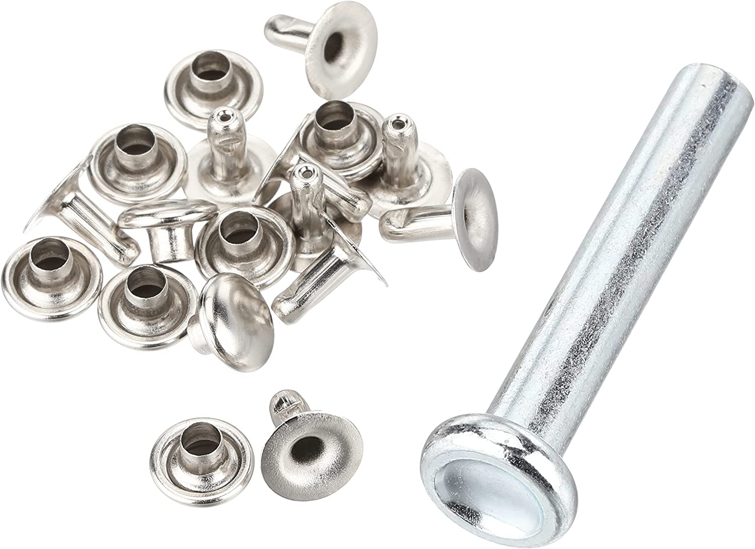 日本紐釦貿易 片面カシメ 中 ニッケル 10組 F12-206 (ご注文単位1束)【直送品】