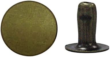 日本紐釦貿易 片面カシメ 中 アンティークゴールド 10組 F12-208 (ご注文単位1束)【直送品】