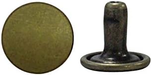 日本紐釦貿易 両面カシメ 小 アンティークゴールド 10組 F12-254 (ご注文単位1束)【直送品】