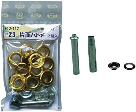 日本紐釦貿易 #200片面ハトメ 4mm ニッケル 30組 F12-102 (ご注文単位1束)【直送品】