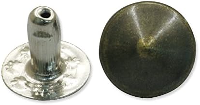 日本紐釦貿易 丸鋲 スタッズ 丸ピラミッド型 10mm アンティークゴールド 20個入 F3-208 (ご注文単位1束)【直送品】