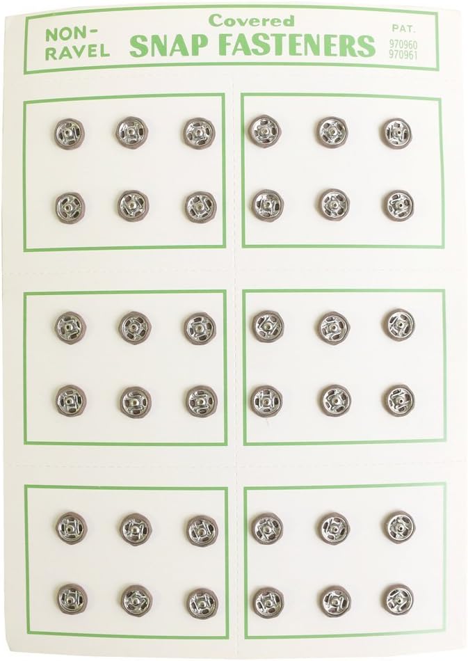 日本紐釦貿易 シルクスナップボタン 36個入 φ7mm 薄茶 FSLK-7-144 （ご注文単位1枚）【直送品】