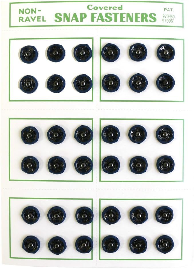 日本紐釦貿易 シルクスナップボタン 36個入 φ10mm 濃紺 FSLK-10-58 (ご注文単位1枚)【直送品】