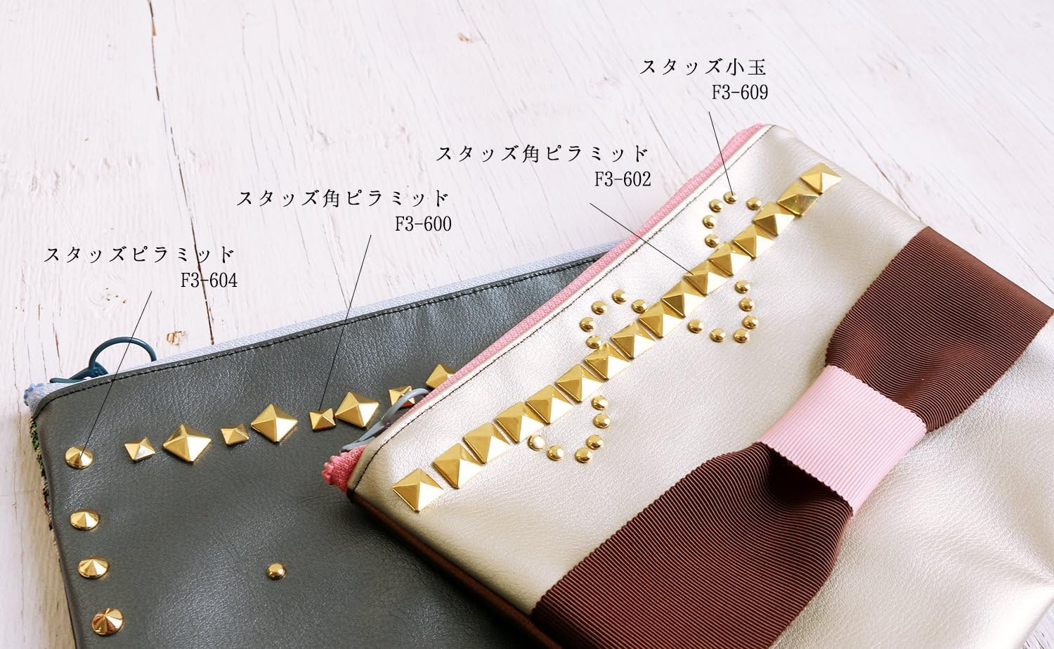 日本紐釦貿易 スタッズ小玉 シルバー 4.6mm 40組入 F3-608 (ご注文単位1束)【直送品】