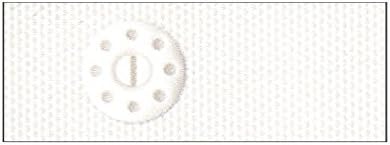 日本紐釦貿易 テーピースナッパー 1m巻 白 F12-701 (ご注文単位1束)【直送品】