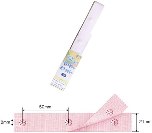 日本紐釦貿易 テーピースナッパー 1m巻 アイボリー F12-704 （ご注文単位1束）【直送品】