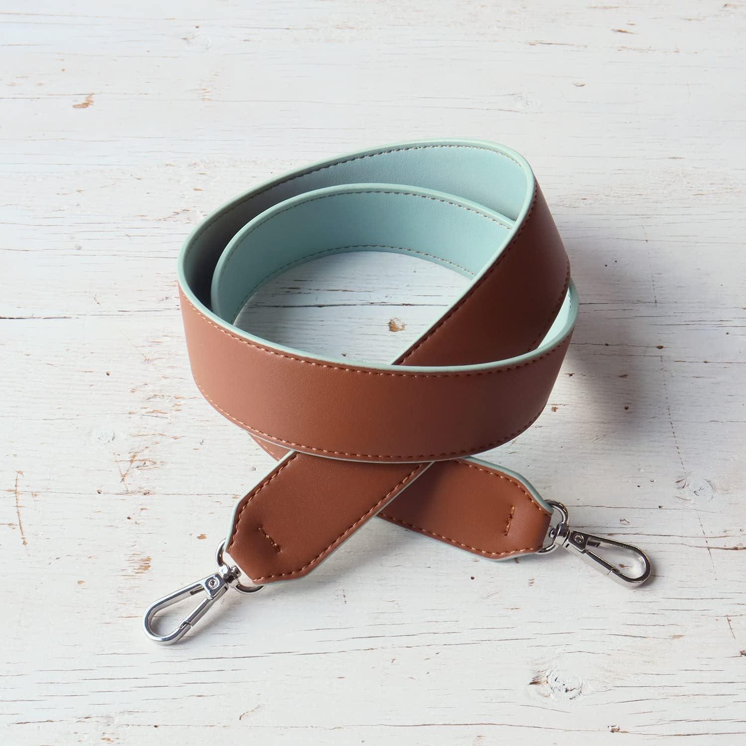 日本紐釦貿易 リバーシブルショルダー 巾3.5ｃｍ 全長105ｃｍ ブラウンＸアイスグリーン 1本入 RVS1-BI （ご注文単位1本）【直送品】