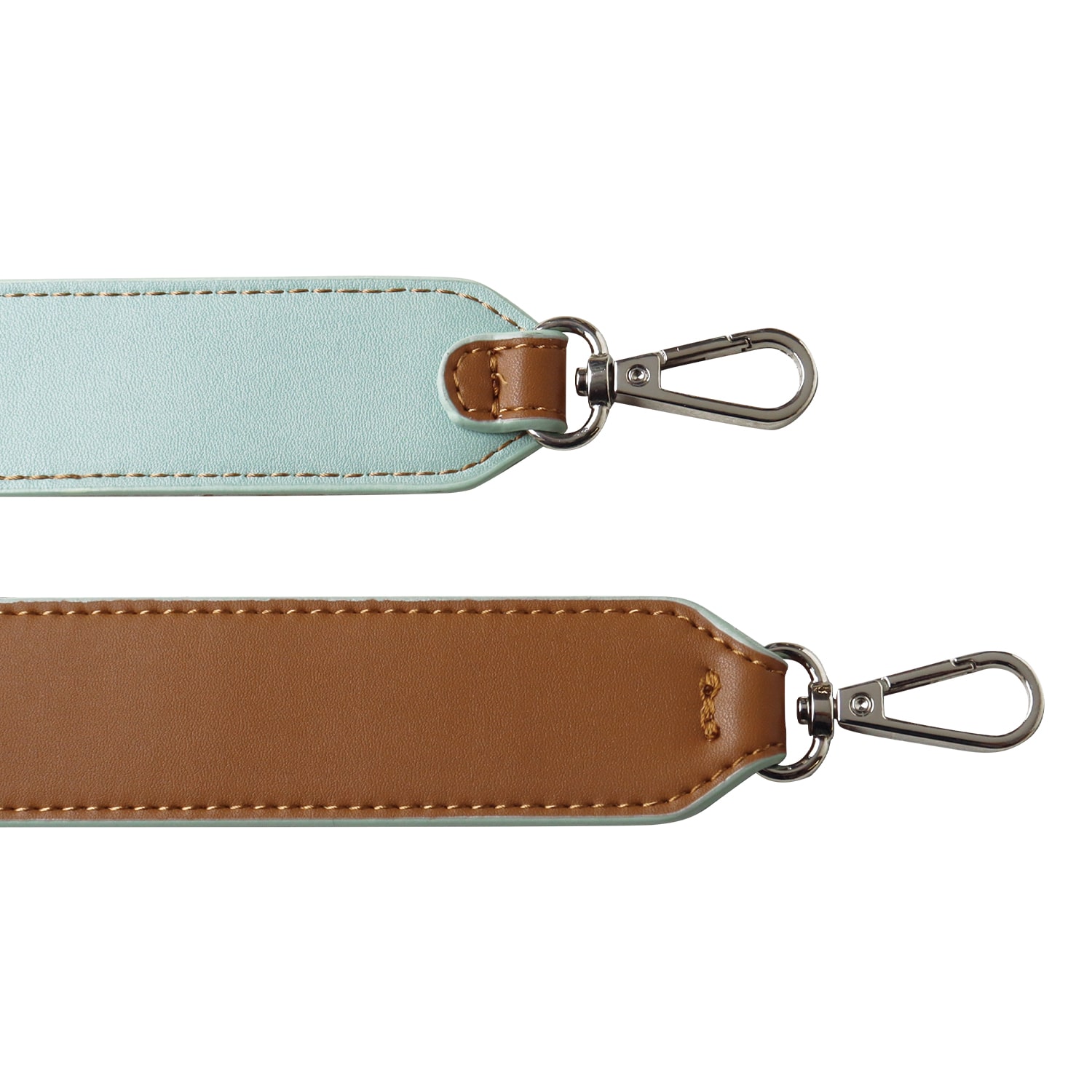 日本紐釦貿易 リバーシブルショルダー 巾3.5ｃｍ 全長105ｃｍ ブラウンＸアイスグリーン 1本入 RVS1-BI （ご注文単位1本）【直送品】
