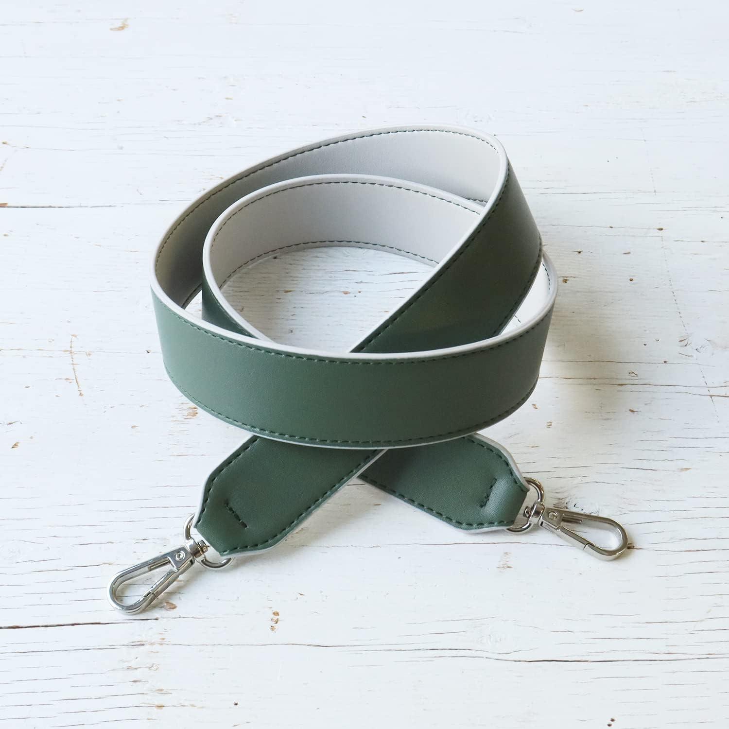 日本紐釦貿易 リバーシブルショルダー 巾3.5ｃｍ 全長105ｃｍ カーキＸパールグレー 1本入 RVS1-KG （ご注文単位1本）【直送品】