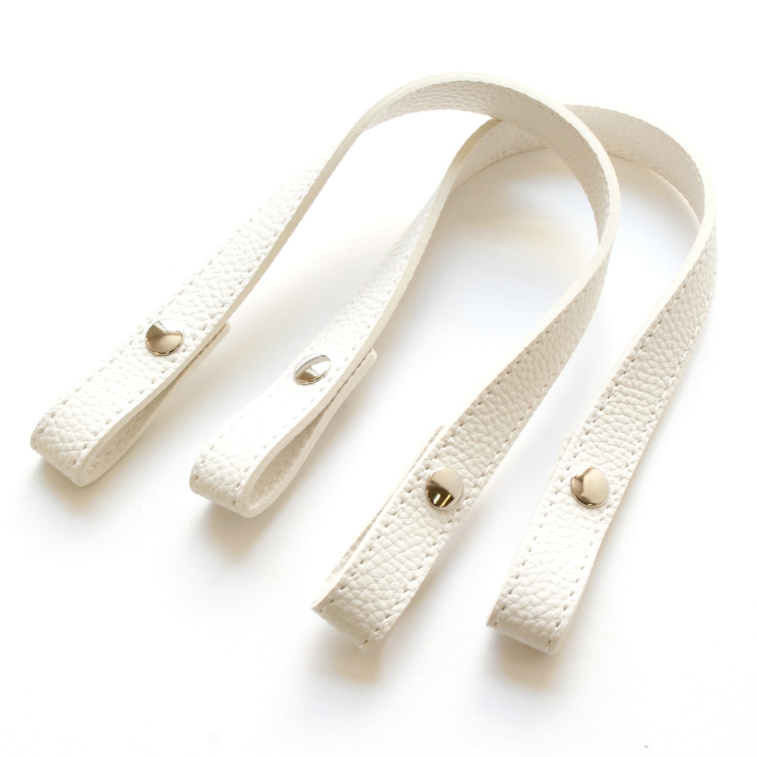 日本紐釦貿易 エンボス加工 ホック式かんたん付け替えハンドル S/40cm 2本1組入 MAW56-W （ご注文単位1個）【直送品】