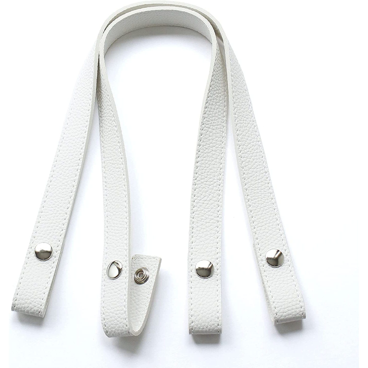 日本紐釦貿易 エンボス加工 ホック式かんたん付け替えハンドル S/60cm 2本1組入 MAW58-W （ご注文単位1個）【直送品】