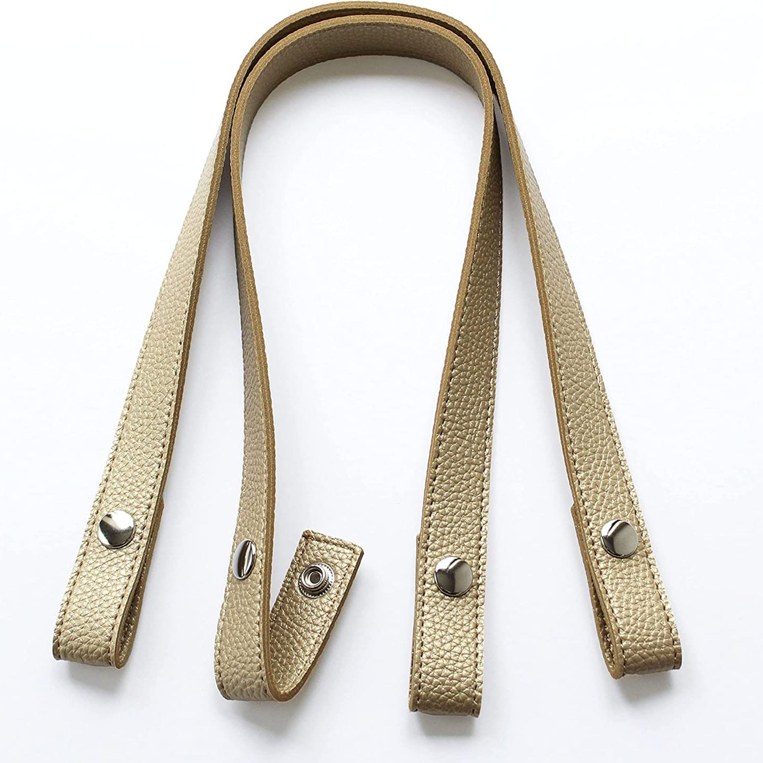 日本紐釦貿易 エンボス加工 ホック式かんたん付け替えハンドル S/60cm 2本1組入 MAW58-G （ご注文単位1個）【直送品】