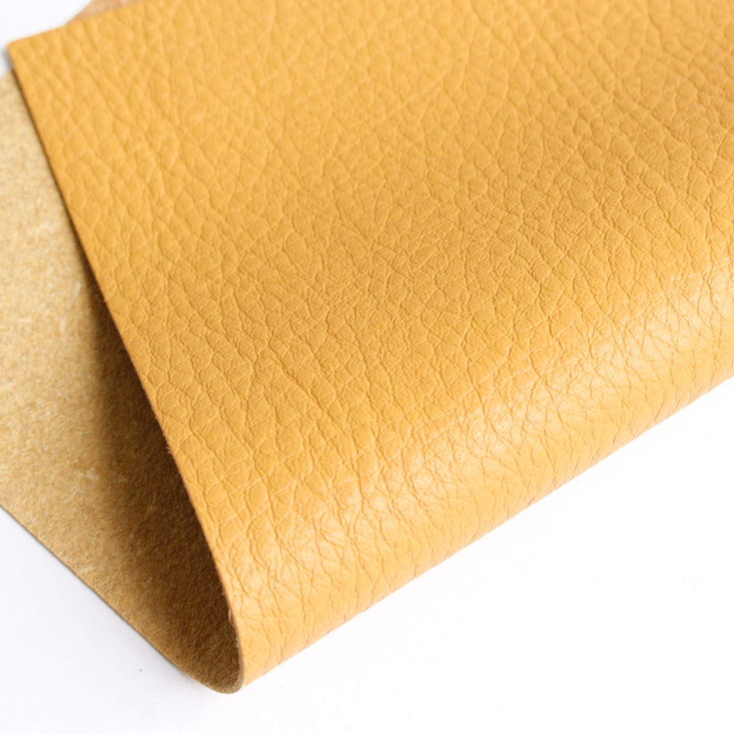 日本紐釦貿易 本皮シート 17×23cm マスタード 1枚 MAP126-M (ご注文単位1枚)【直送品】