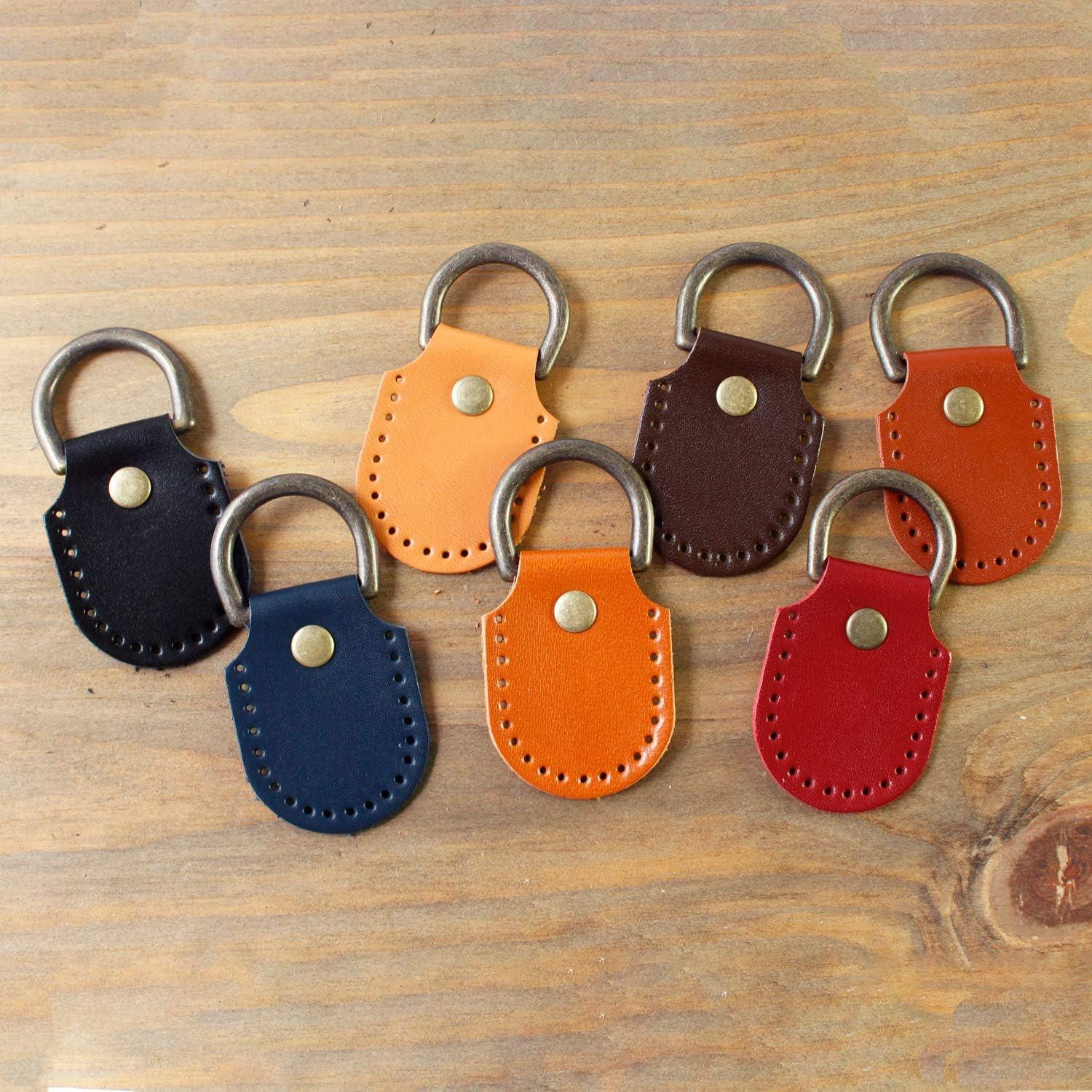 日本紐釦貿易 本革ナスカンパーツ W40×H76mm キャメル 2個 MAP128-Y (ご注文単位1束)【直送品】