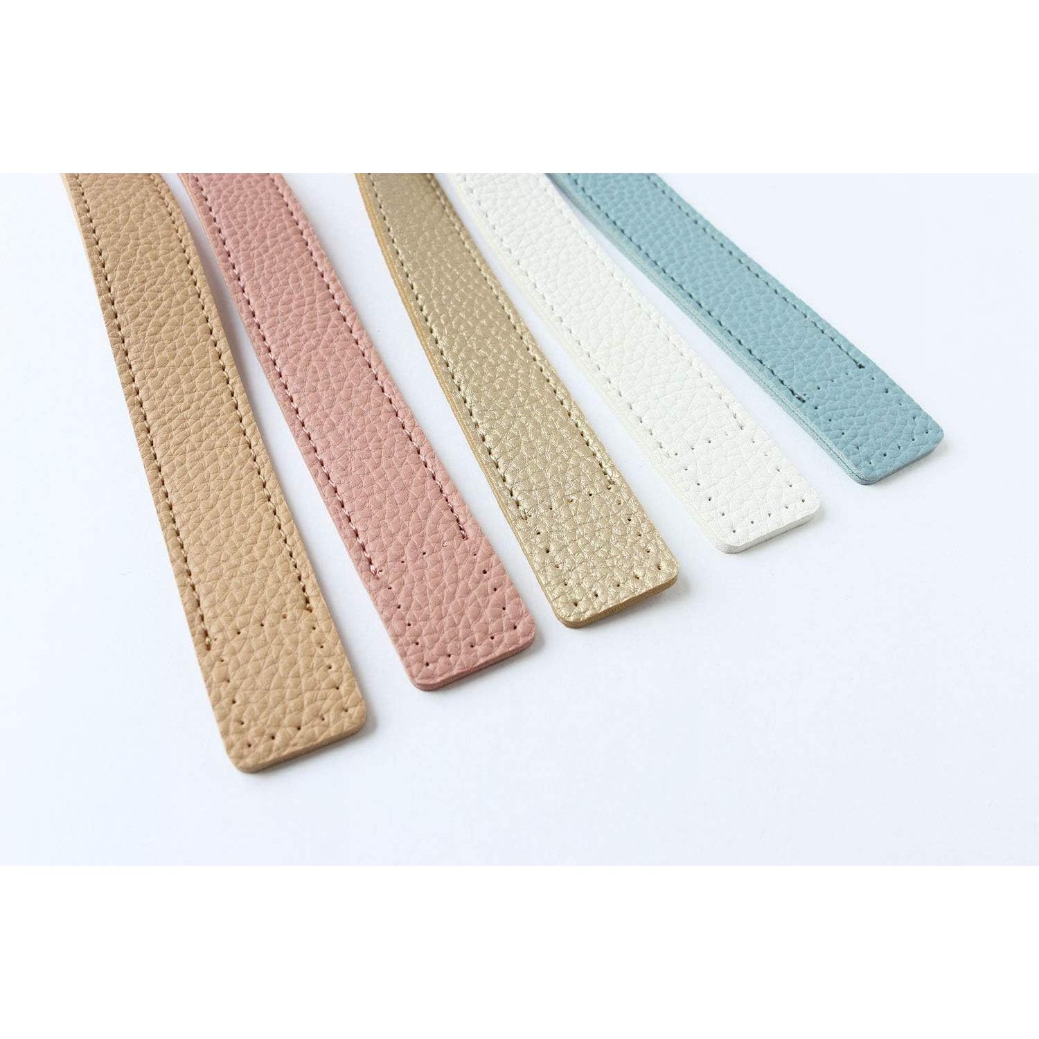 日本紐釦貿易 合皮ハンドル 長さ40cm×幅2.5cm 2本1組 ベージュ MAW50-E （ご注文単位1組）【直送品】