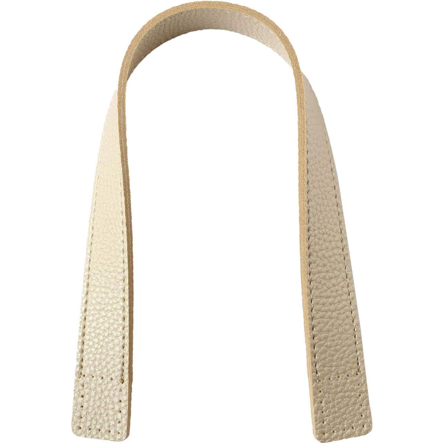 日本紐釦貿易 合皮ハンドル 長さ40cm×幅2.5cm 2本1組 ゴールド MAW50-G （ご注文単位1組）【直送品】
