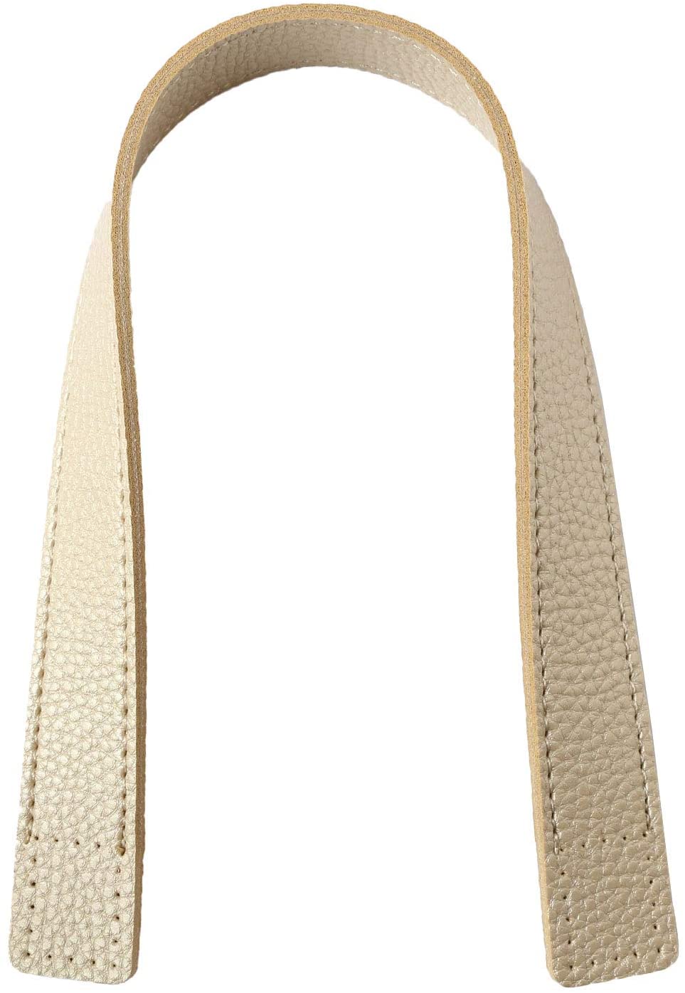 日本紐釦貿易 合皮ハンドル 長さ40cm×幅2.5cm 2本1組 ゴールド MAW50-G (ご注文単位1組)【直送品】