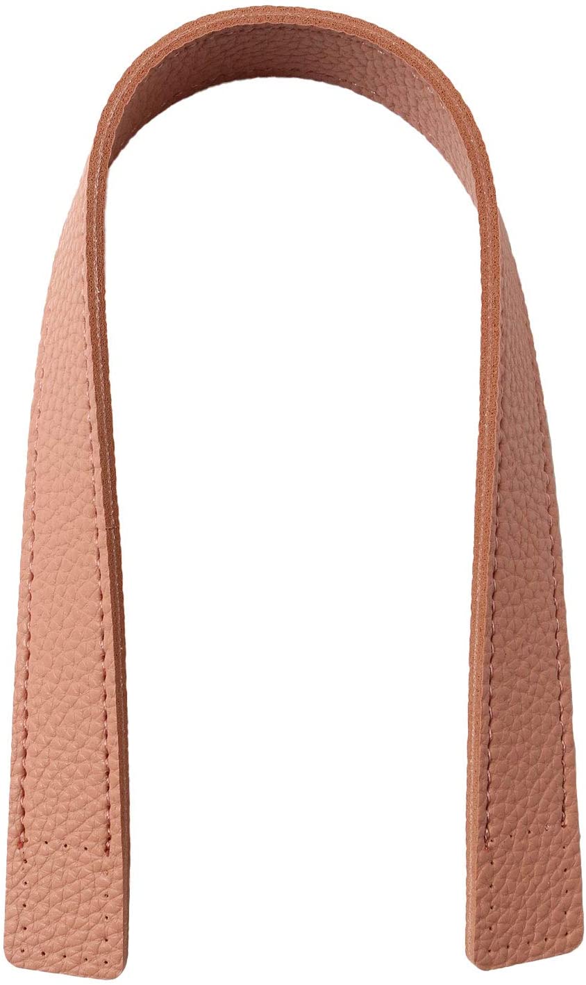 日本紐釦貿易 合皮ハンドル 長さ40cm×幅2.5cm 2本1組 ピンク MAW50-P （ご注文単位1組）【直送品】