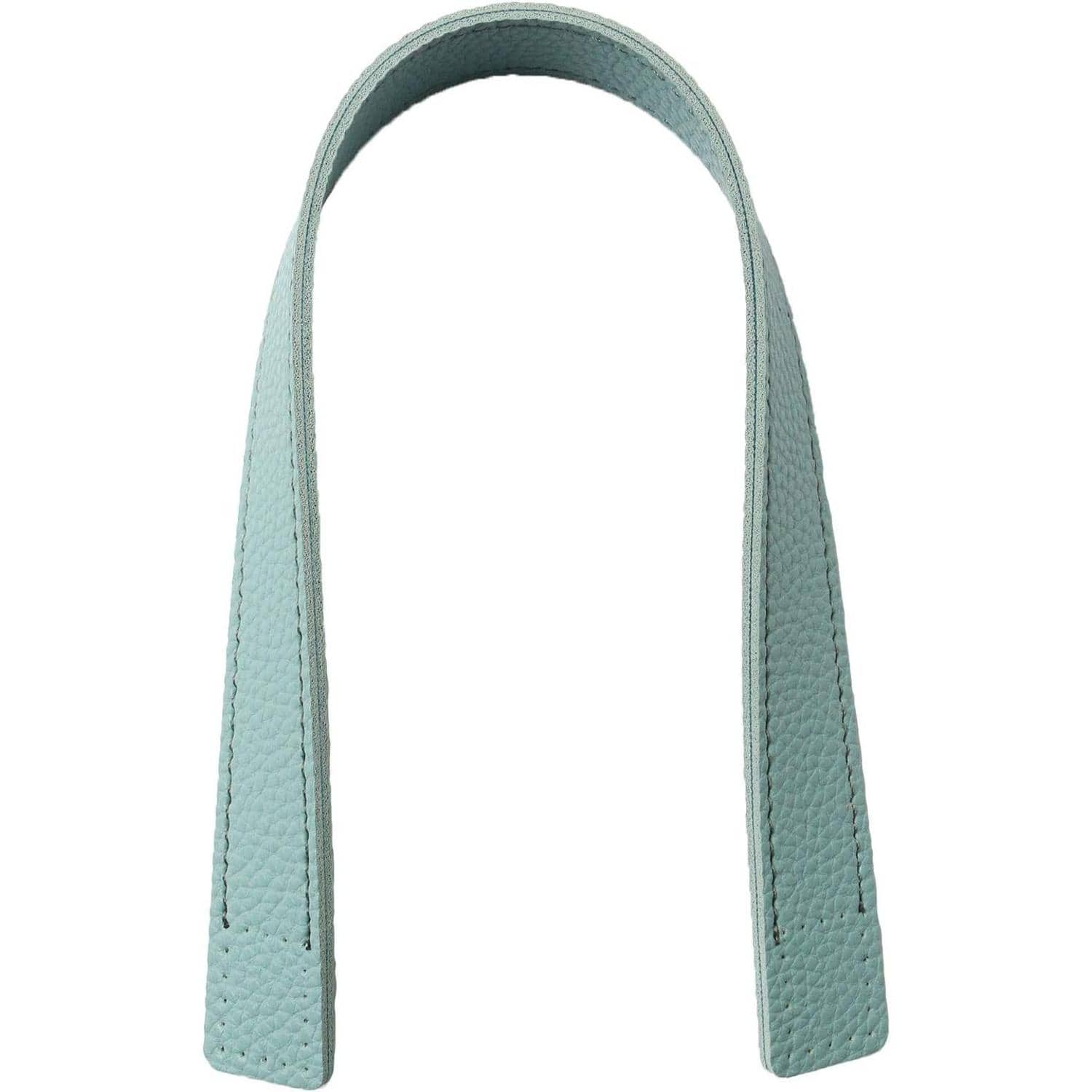 日本紐釦貿易 合皮ハンドル 長さ40cm×幅2.5cm 2本1組 スカイブルー MAW50-SB （ご注文単位1組）【直送品】