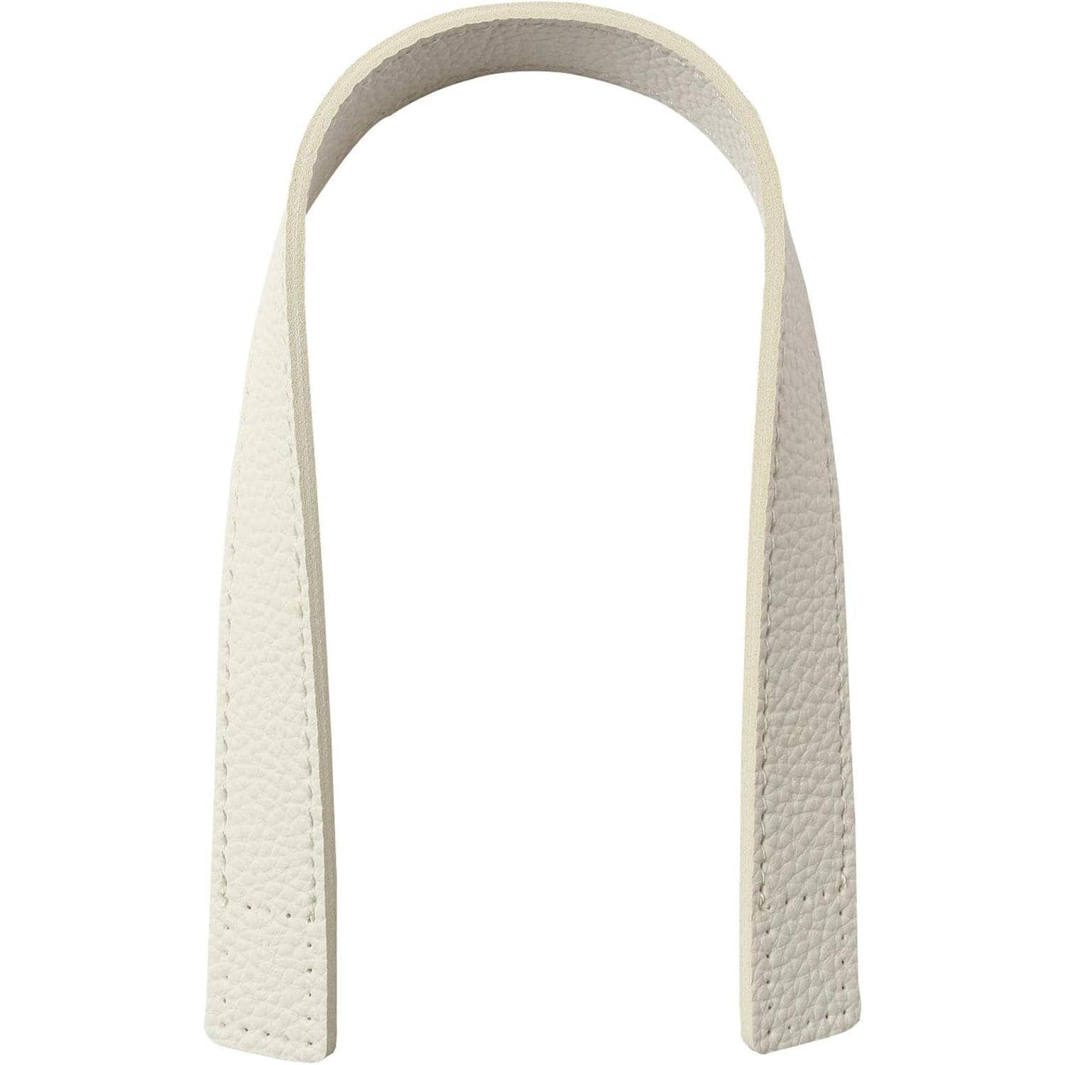 日本紐釦貿易 合皮ハンドル 長さ40cm×幅2.5cm 2本1組 ホワイト MAW50-W （ご注文単位1組）【直送品】