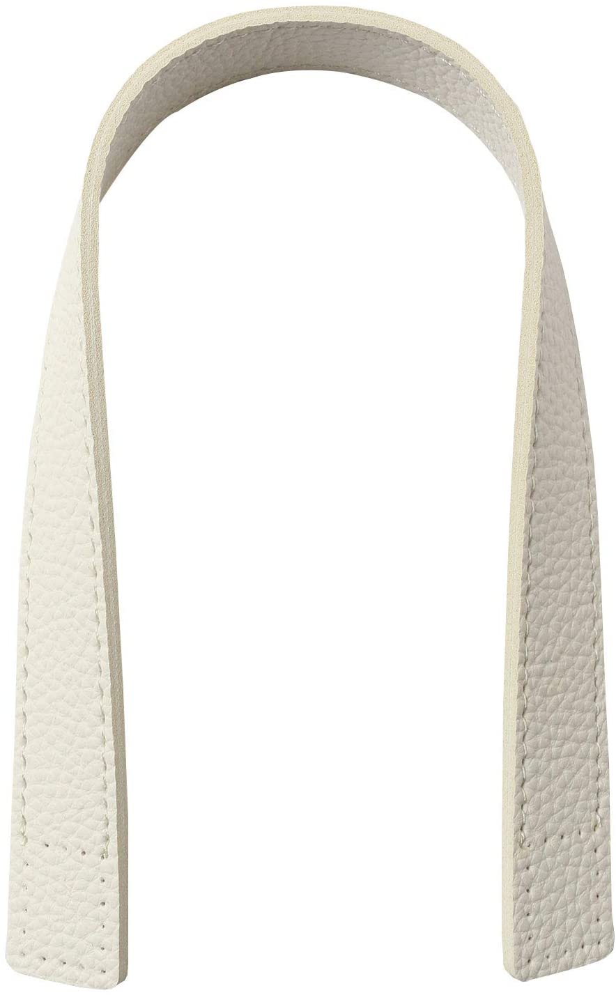 日本紐釦貿易 合皮ハンドル 長さ40cm×幅2.5cm 2本1組 ホワイト MAW50-W (ご注文単位1組)【直送品】