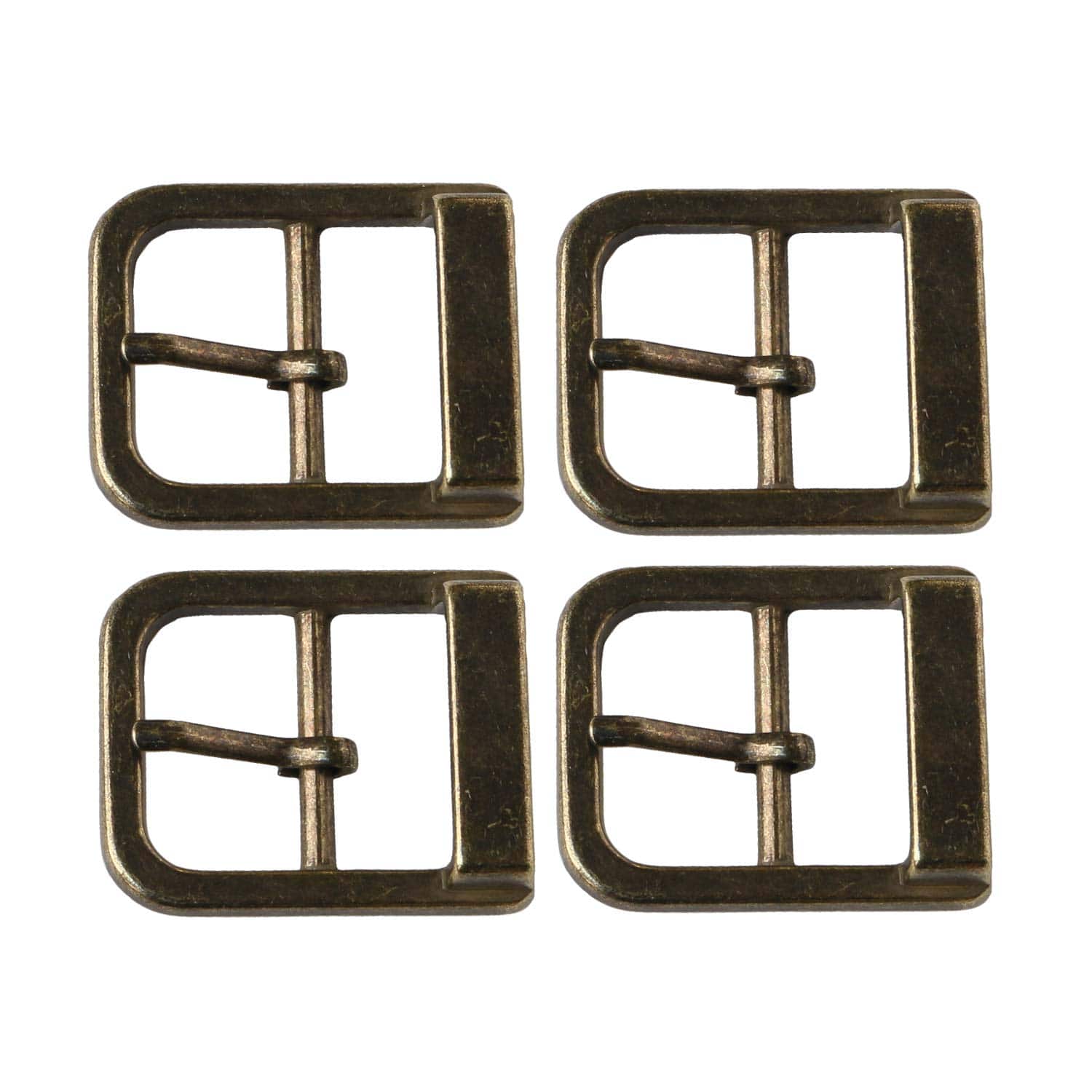 日本紐釦貿易 バックル 金属 内径20mm 4個入 アンティークゴールド LGK4-20-AG (ご注文単位1束)【直送品】