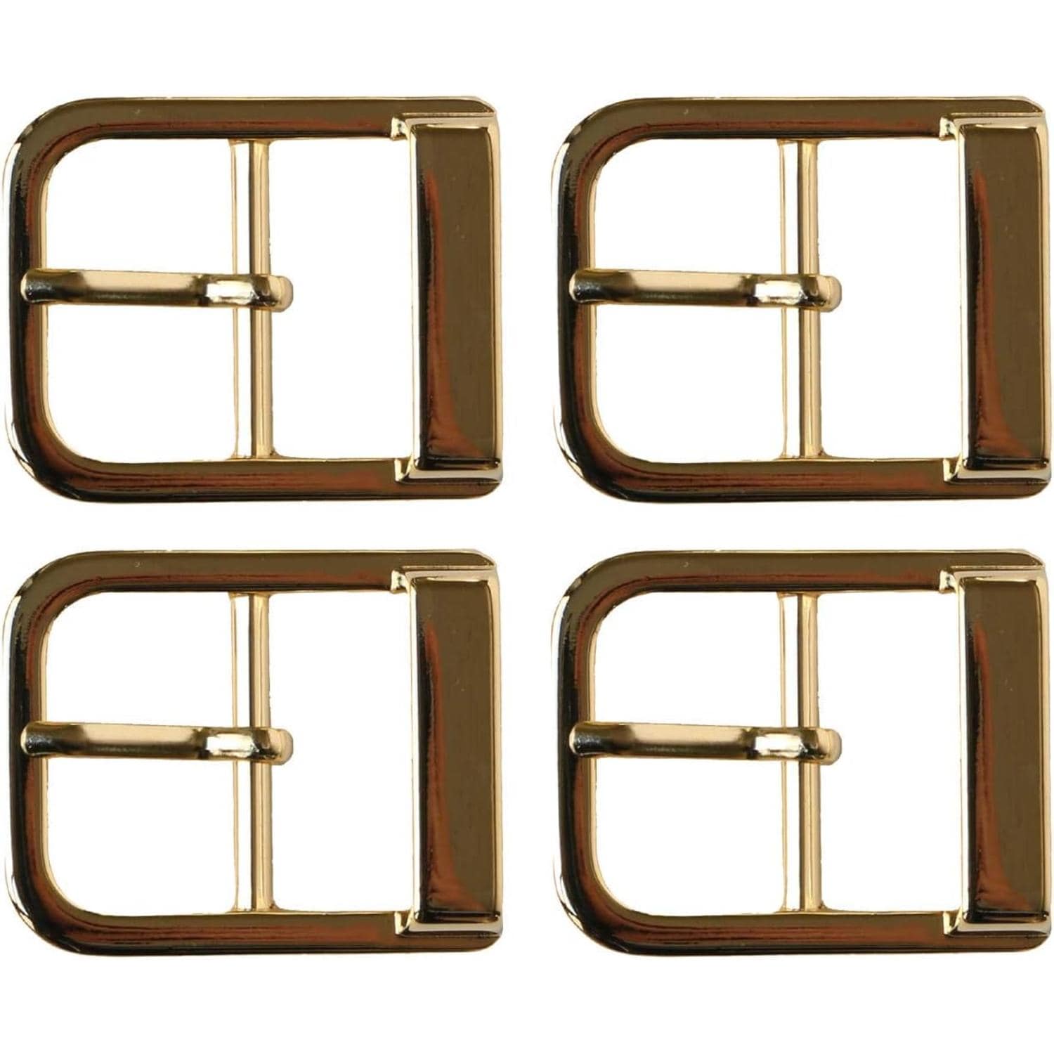日本紐釦貿易 バックル 金属 内径20mm 4個入 ゴールド LGK4-20-G （ご注文単位1束）【直送品】
