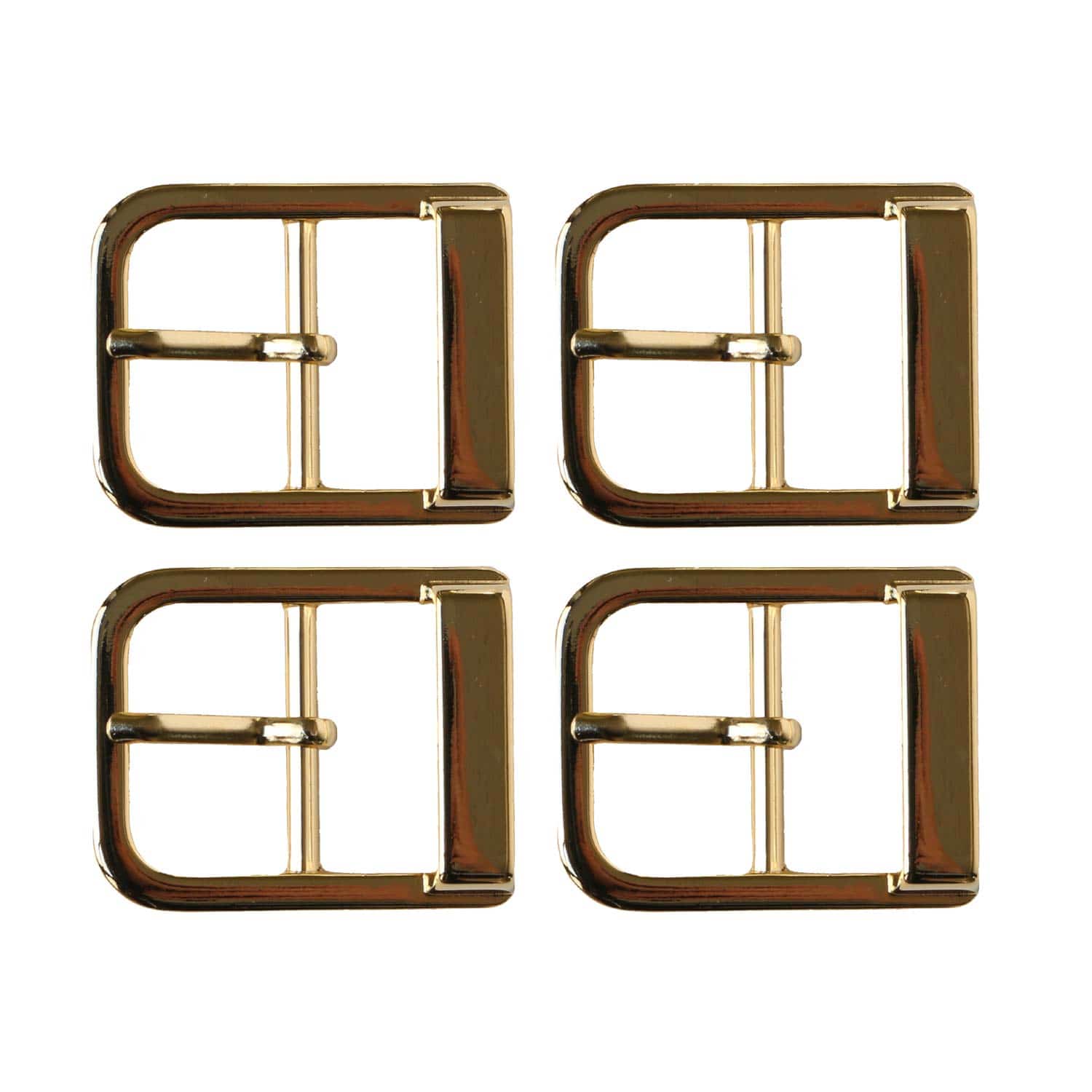 日本紐釦貿易 バックル 金属 内径20mm 4個入 ゴールド LGK4-20-G （ご注文単位1束）【直送品】