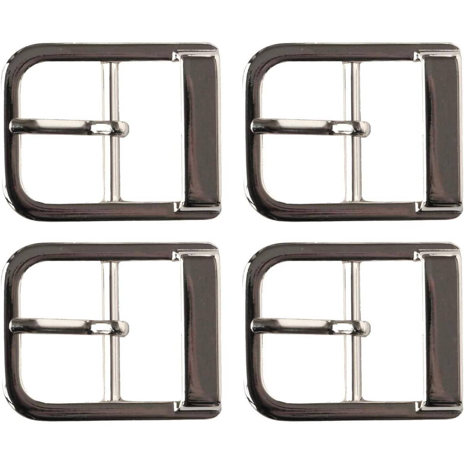 日本紐釦貿易 バックル 金属 内径20mm 4個入 シルバー LGK4-20-S （ご注文単位1束）【直送品】