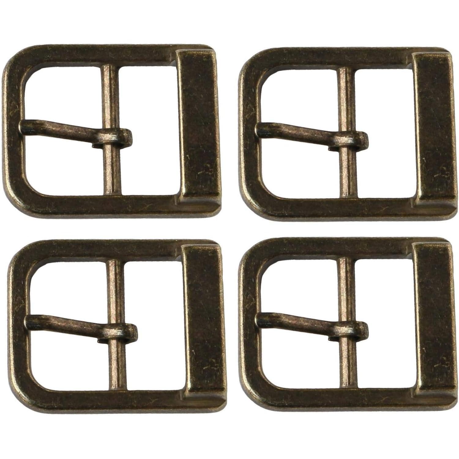 日本紐釦貿易 バックル 金属 内径25mm 4個入 アンティークゴールド LGK4-25-AG （ご注文単位1束）【直送品】