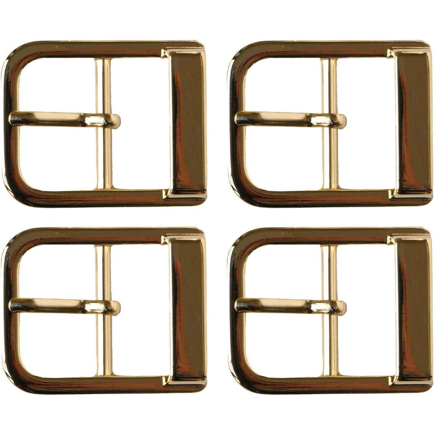 日本紐釦貿易 バックル 金属 内径25mm 4個入 ゴールド LGK4-25-G （ご注文単位1束）【直送品】