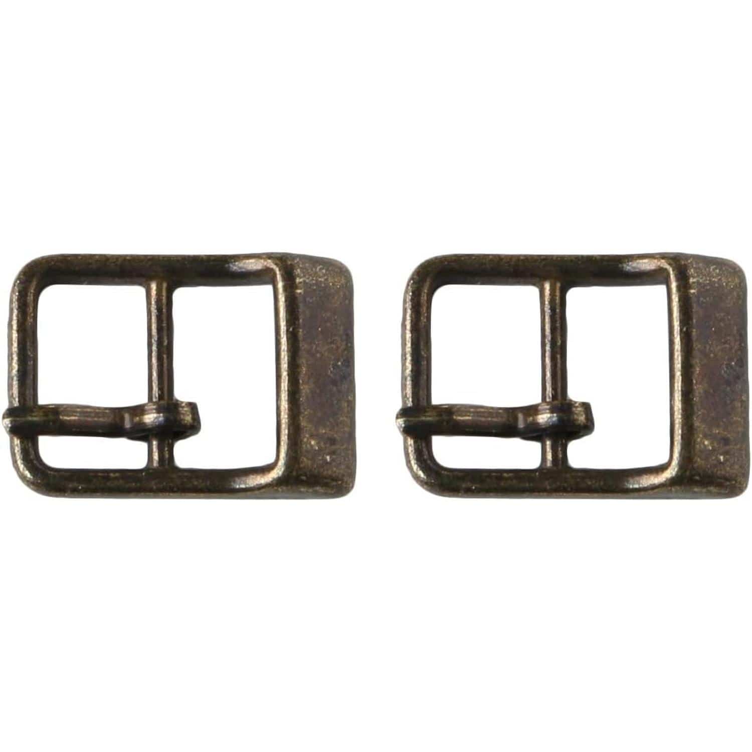 日本紐釦貿易 バックル 金属 内径10mm 2個入 アンティークゴールド LGK4-10-AG-2P （ご注文単位1束）【直送品】