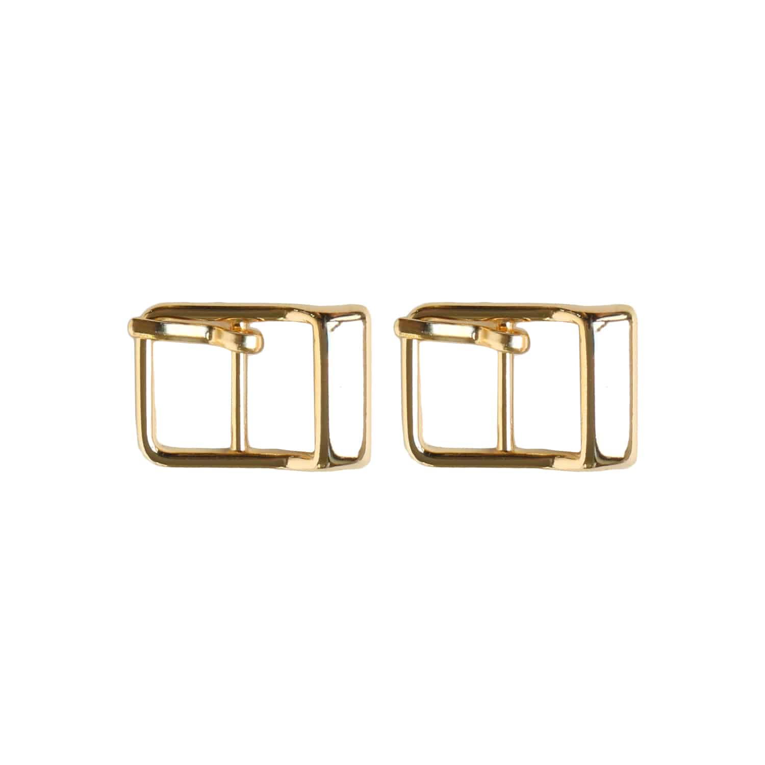 日本紐釦貿易 バックル 金属 内径10mm 2個入 ゴールド LGK4-10-G (ご注文単位1束)【直送品】