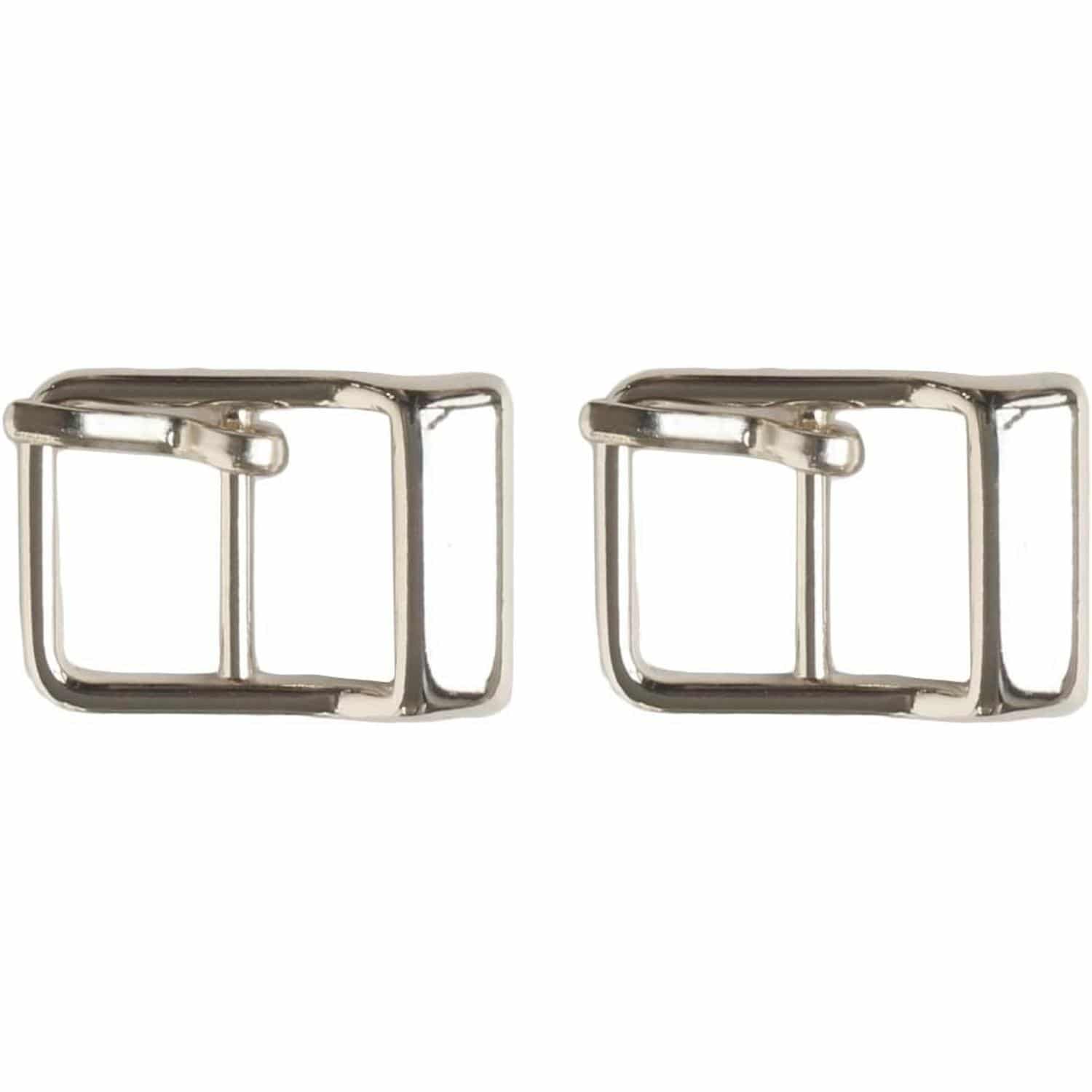 日本紐釦貿易 バックル 金属 内径10mm 2個入 シルバー LGK4-10-S （ご注文単位1束）【直送品】