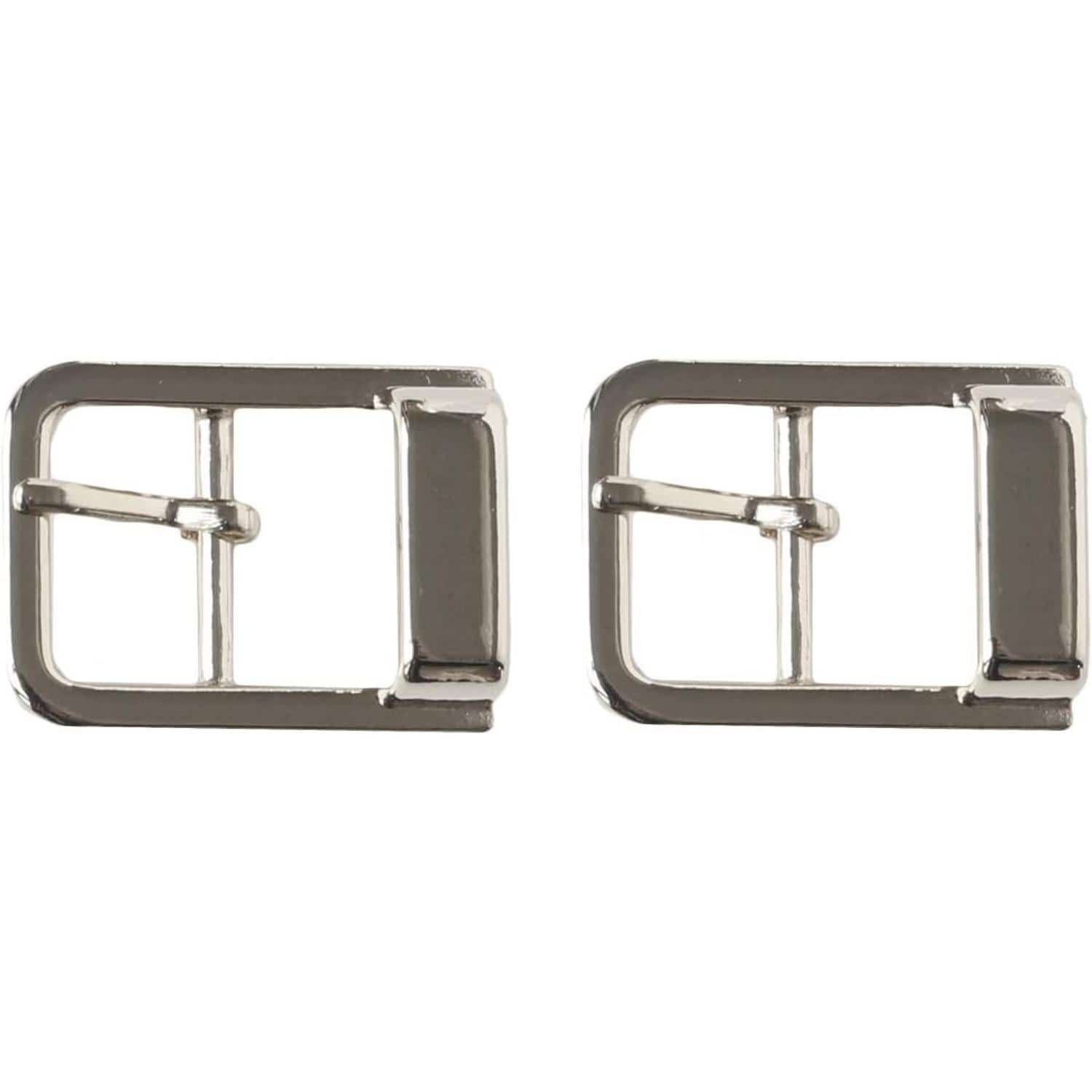 日本紐釦貿易 バックル 金属 内径15mm 2個入 シルバー LGK4-15-S （ご注文単位1束）【直送品】