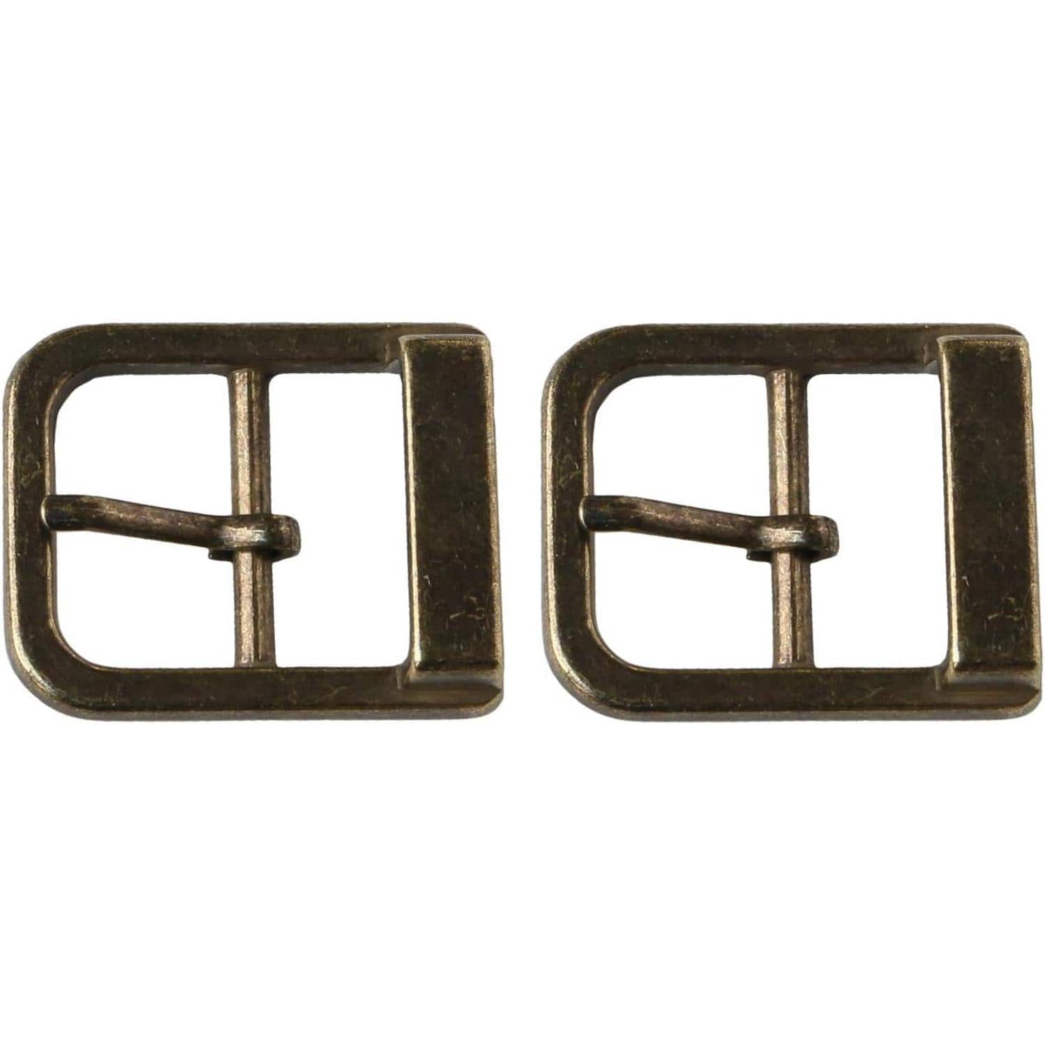 日本紐釦貿易 バックル 金属 内径20mm 2個入 アンティークゴールド LGK4-20-AG （ご注文単位1束）【直送品】