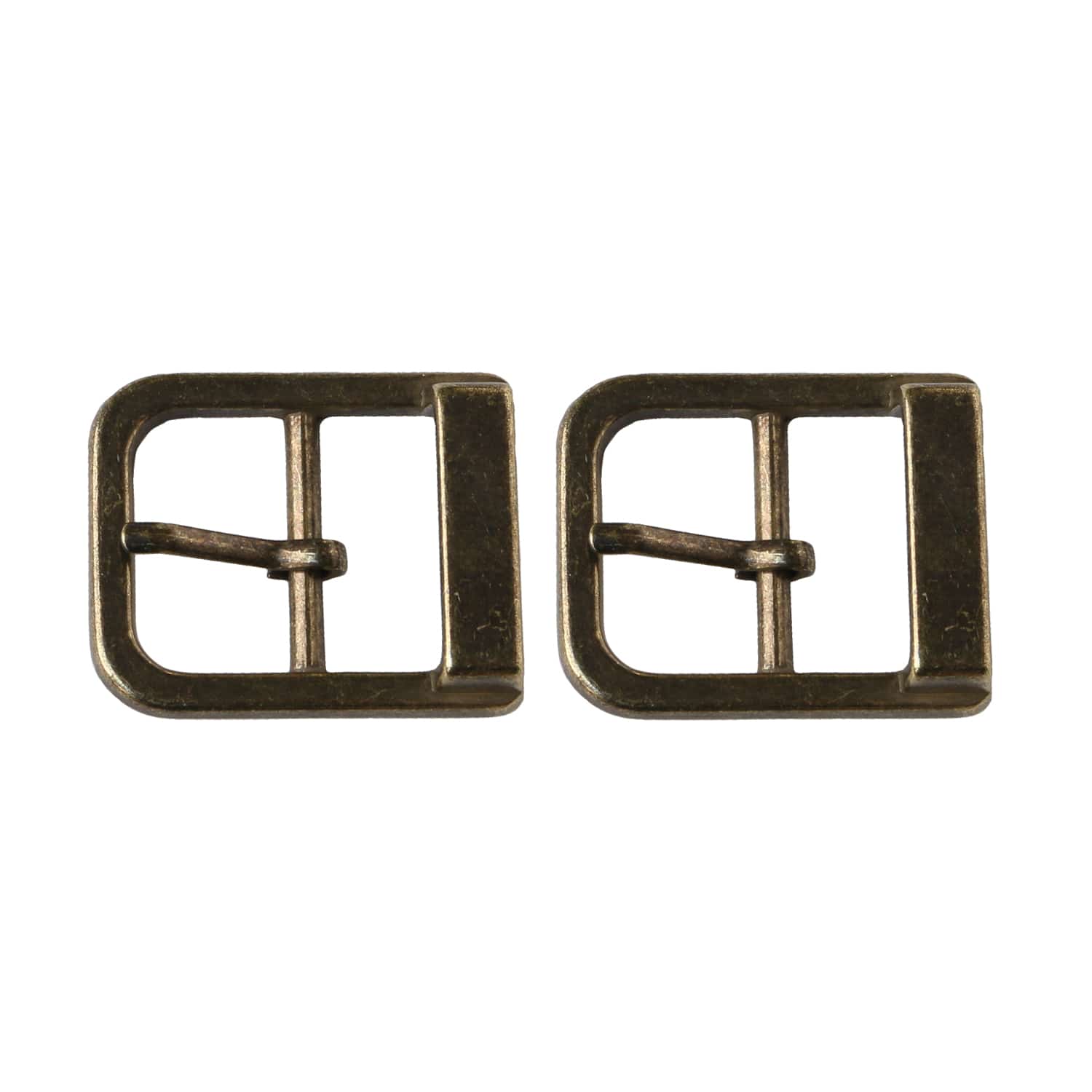 日本紐釦貿易 バックル 金属 内径20mm 2個入 アンティークゴールド LGK4-20-AG (ご注文単位1束)【直送品】