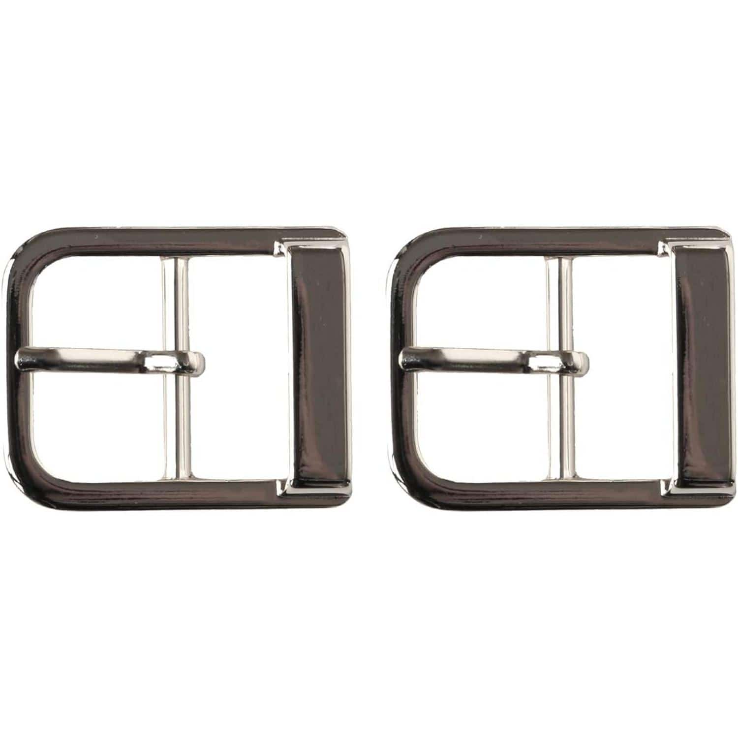 日本紐釦貿易 バックル 金属 内径20mm 2個入 シルバー LGK4-20-S （ご注文単位1束）【直送品】