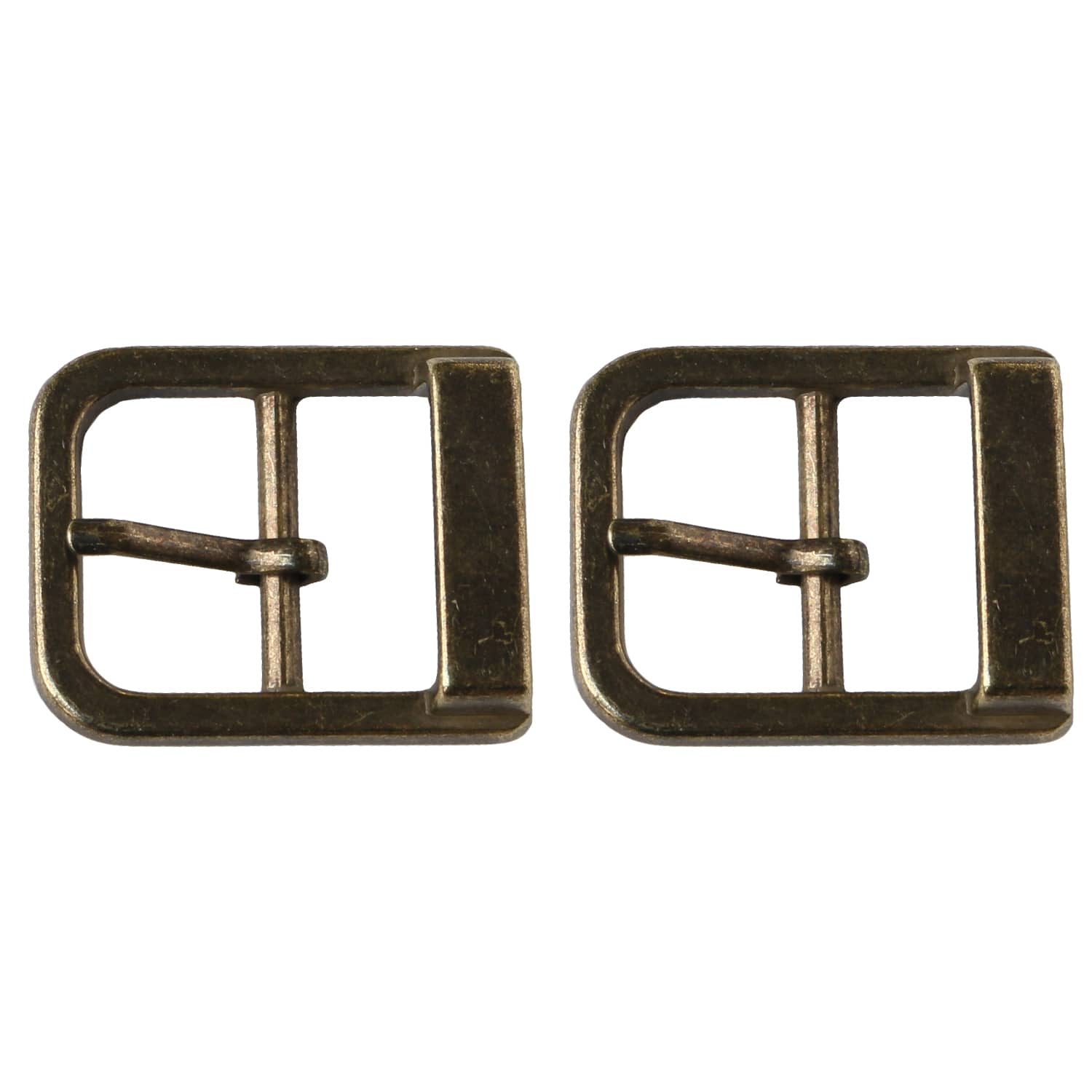日本紐釦貿易 バックル 金属 内径25mm 2個入 アンティークゴールド LGK4-25-AG （ご注文単位1束）【直送品】