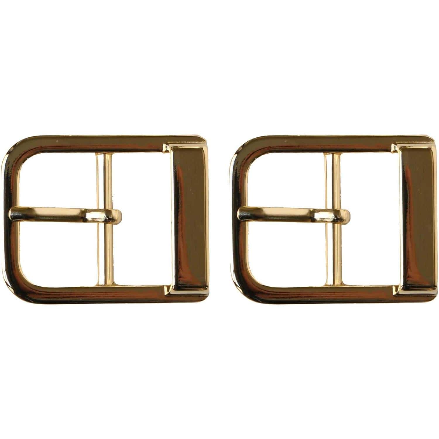 日本紐釦貿易 バックル 金属 内径25mm 2個入 ゴールド LGK4-25-G （ご注文単位1束）【直送品】