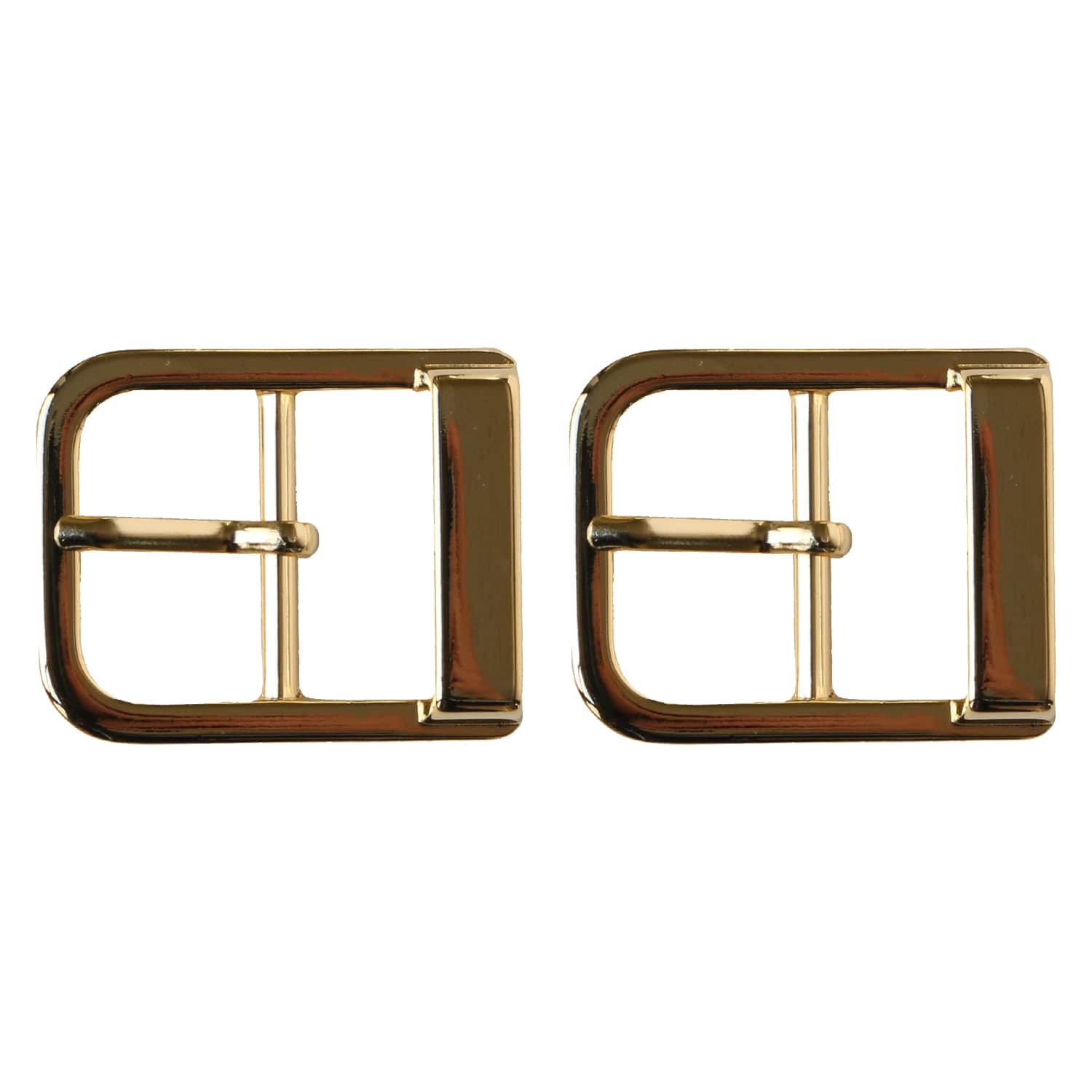 日本紐釦貿易 バックル 金属 内径25mm 2個入 ゴールド LGK4-25-G (ご注文単位1束)【直送品】