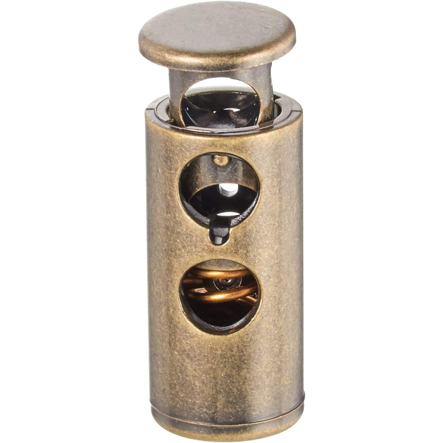 日本紐釦貿易 コードストッパー アンティークゴールド 2個入 LCS2 (ご注文単位1束)【直送品】