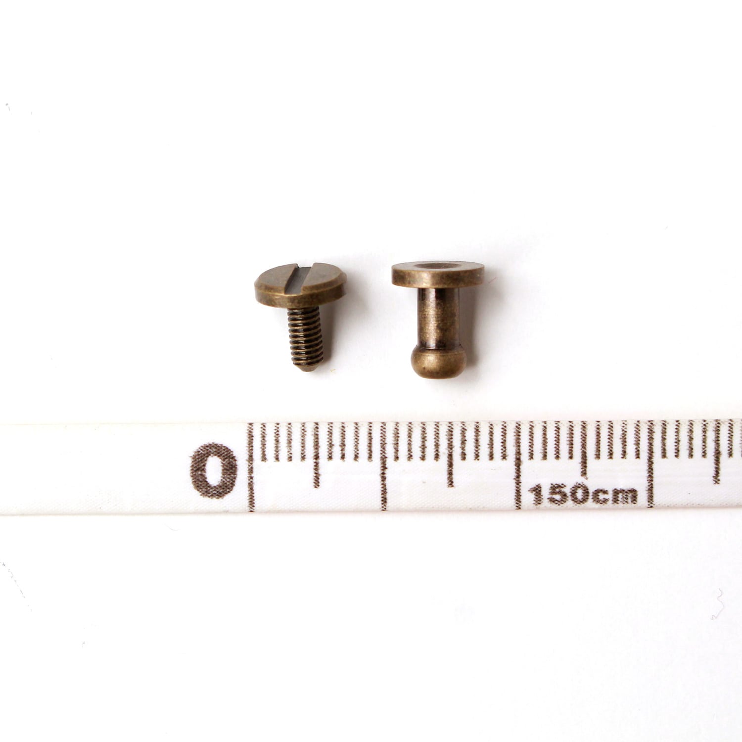 日本紐釦貿易 ネジ式ギボシφ4.2mm AG アンティークゴールド 5個入 LG2 (ご注文単位1束)【直送品】